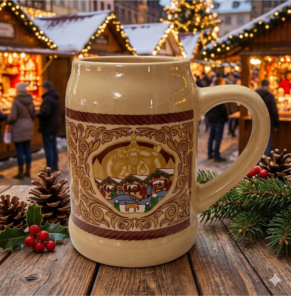 Christkindl Market Grand Rapids Michigan Downtown Market Ceramic Mug Cup Stein